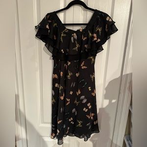 EUC Sam Edelman butterfly off the shoulder dress